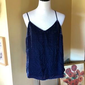 LILLY PULITZER size MEDIUM Dusk Velvet Top Tank Spaghetti strap Sexy $88 NEW